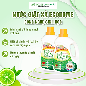 Nước Giặt Xả ECOHOME - Giặt Xả Kim Ngân Store Với Hương Hạnh Phúc Giúp Làm Sạch Quần Áo, Lưu Hương Thơm Lâu