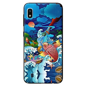 Ốp in cho Samsung Galaxy A10 mẫu Mưa Cá Chép - Hàng chính hãng