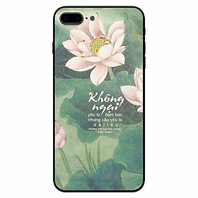 Ốp lưng in cho Iphone 7 Plus/ 8 Plus Mẫu Không Ngại Yêu
