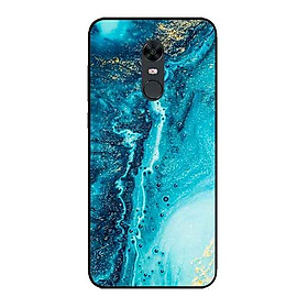Ốp Lưng in cho Xiaomi Redmi 5 Plus Mẫu NỀN ĐÁ HOA 12 - Hàng Chính Hãng