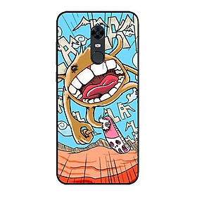 Ốp Lưng in cho Xiaomi Redmi 5 Mẫu Yêu Quái Cười - Hàng Chính Hãng