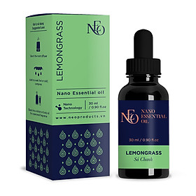 Tinh Dầu Thiên Nhiên Nano Sả Chanh 30ml 