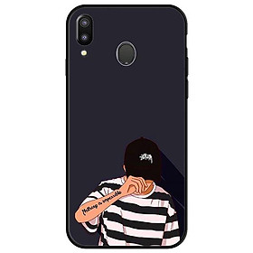 Ốp lưng dành cho Samsung M20 Chàng Trai Áo Sọc - Hàng Chính Hãng