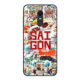Ốp Lưng in cho Xiaomi Redmi 5 Plus Mẫu Nền SG1 - Hàng Chính Hãng