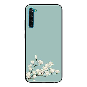 Ốp Lưng in cho Xiaomi Redmi Note 8 Mẫu Hoa Khô - Hàng Chính Hãng