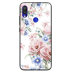 Ốp lưng in cho Xiaomi Redmi Note 7 mẫu Hoa Hồng Xanh Nhạt - Hàng chính hãng