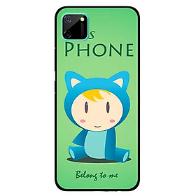 Ốp lưng dành cho Realme C11 mẫu Mèo Xanh