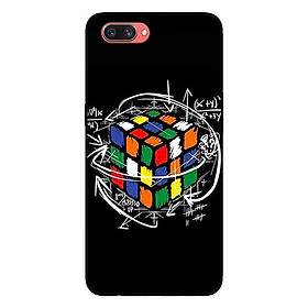 Ốp lưng in cho Realme C1 Rubik Toán Học