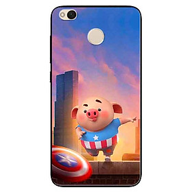 Ốp lưng in cho Xiaomi Redmi 4 (4x) Mẫu Heo CAP