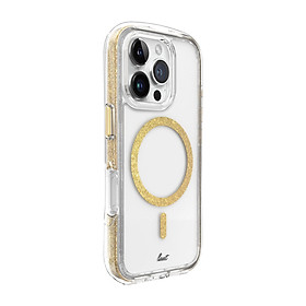 Ốp Lưng LAUT Aero Sparkle Cho iPhone 16 Pro/ 16 Pro Max Có Sạc Không Dây Thiết Kế Trong Suốt Như Pha Lê Hàng Chính Hãng