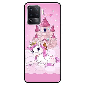 Ốp lưng dành cho Oppo A54 - A74 - A94 - A15 / A15s mẫu Ngựa Và Lâu Đài