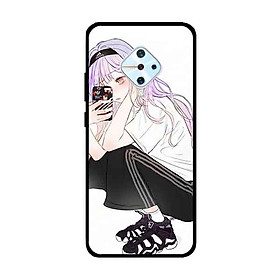 Ốp Lưng in cho Vivo S1 Pro/ Vivo V17 Mẫu Nàng Cá Tính Áo Trắng - Hàng Chính Hãng