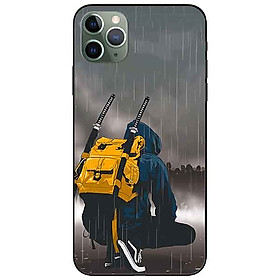 Ốp lưng in cho Iphone 11 Pro Max Mẫu Dưới Mưa