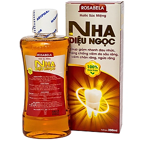 Nước súc miệng giảm nhanh đau nhức răng Nha Diệu Ngọc an toàn từ thảo dươc thiên nhiên