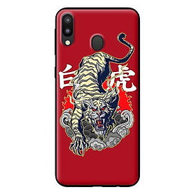 Ốp in cho Samsung Galaxy A30 Hổ Nền Đỏ - Hàng chính hãng