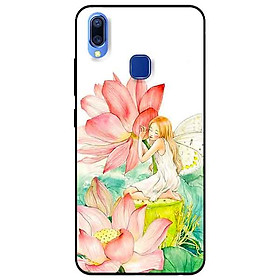 Ốp lưng in cho Vivo Y91/Y91i/Y95 Mẫu Cô Gái Cầm Quạt