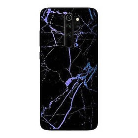 Ốp Lưng in cho Xiaomi Redmi Note 8 Pro Mẫu Nền Đá Hoa 4 - Hàng Chính Hãng