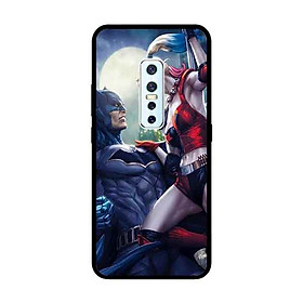 Ốp Lưng in cho Vivo V17 Pro Mẫu Nền Người Dơi 1 - Hàng Chính Hãng