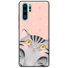 Ốp in cho Huawei P30 Pro Mèo Hồng - Hàng chính hãng