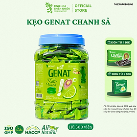 Kẹo ngậm Genat Chanh Sả (Hủ 300 viên)