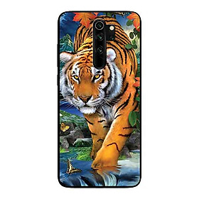 Ốp Lưng in cho Xiaomi Redmi Note 8 Pro Mẫu NỀN Hổ Mẫu 1 - Hàng Chính Hãng