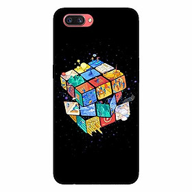 Ốp lưng in cho Realme C1 Rubik Vũ Trụ