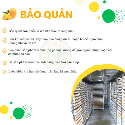 Xoài Sấy Dẻo Muối Ớt Tân Lộc Phát Túi 50g Trái Cây Sấy Dẻo Yêu Thích