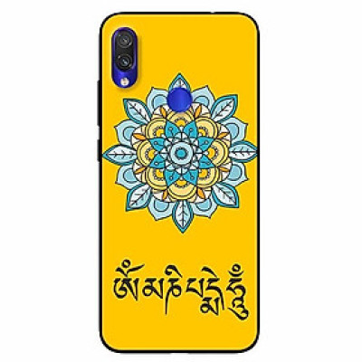 Ốp lưng in cho Xiaomi Redmi Note 7 Mẫu Om Mani Padme Hum