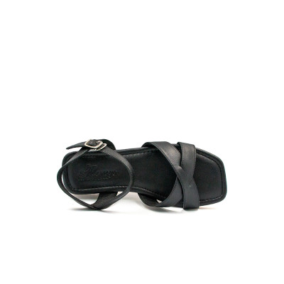 Sandal Dép Nữ Quai Chéo Da Microfiber TMW327