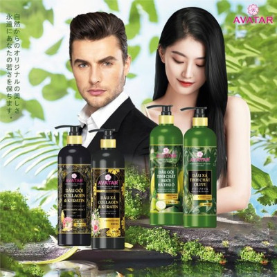 Dầu Gội - Xả Phục Hồi Tóc Hư Tổn Avatar Shampoo (Chai 800 ML)