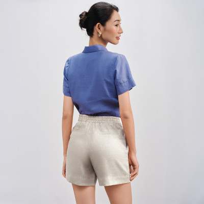 Quần Shorts Linen Lanh PAN064 thời trang thiết kế Hity