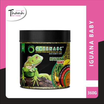 Thức ăn bò sát IGUANA Baby dạng VIÊN - Rồng Nam Mỹ Baby từ 5x đến 9x - hộp 360g