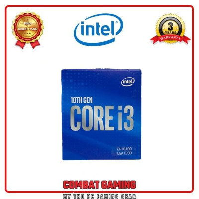 Bộ Vi Xử Lý CPU INTEL CORE i3 10100F + i3 10100 BOX - Hàng Chính Hãng