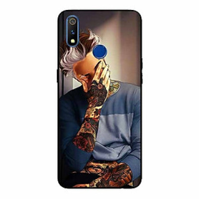 Ốp lưng in cho Realme 3 Pro Chàng Trai Tattoo