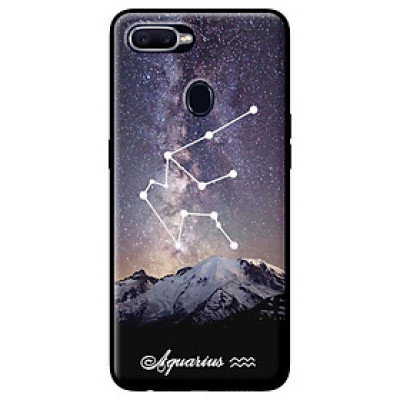 Ốp in cho Oppo F9 Cung Hoàng Đạo - Aquarius - Hàng chính hãng