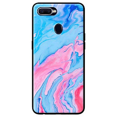 Ốp in cho Oppo A5s Đá Xanh Hồng - Hàng chính hãng