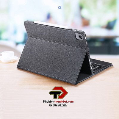 Bao da kèm bàn phím cho iPad Pro 12.9 2022/2021/2020, iPad 12.9 M1/M2 chính hãng Dux Ducis có bàn di chuột TrackPad -Hàng chính hãng 