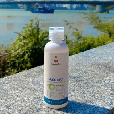 Nước giặt quần áo hữu cơ Fuwa3e an toàn cho bé chuyên giặt lụa hương bạc hà 100ml