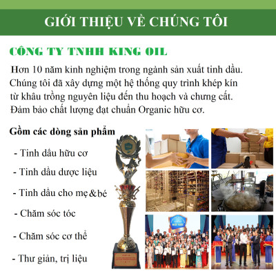 Tinh dầu Trà Xanh 50ml nguyên chất từ thiên nhiên, xông phòng, khử mùi, thơm phòng, đuổi muỗi, thư giản - KingOil