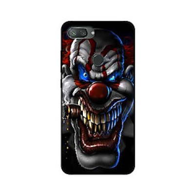 Ốp Lưng in cho Xiaomi Mi 8 Lite Mẫu Gã Hề Hút Thuốc - Hàng Chính Hãng