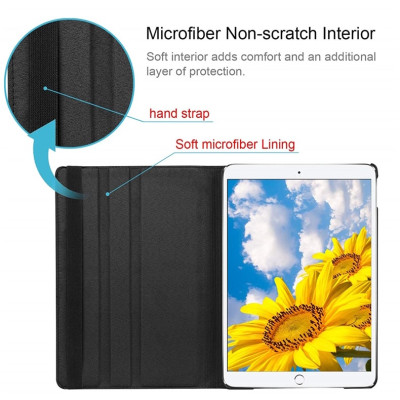 Case bao da xoay 360 độ cho iPad Pro 12.9 2018 hiệu HOTCASE chống sốc cực tốt, bảo vệ 360 độ, trang bị tính năng smartsleep - hàng nhập khẩu