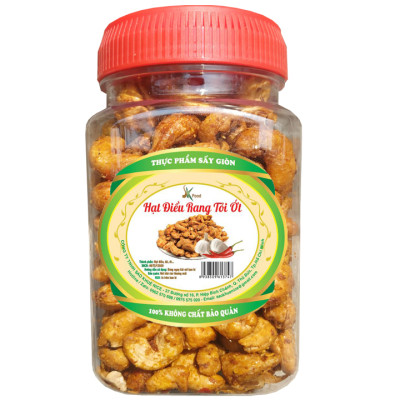 COMBO 4 HŨ HẠT ĐIỀU RANG TỎI ỚT HIỆU SKFOOD- MỖI HŨ 200g