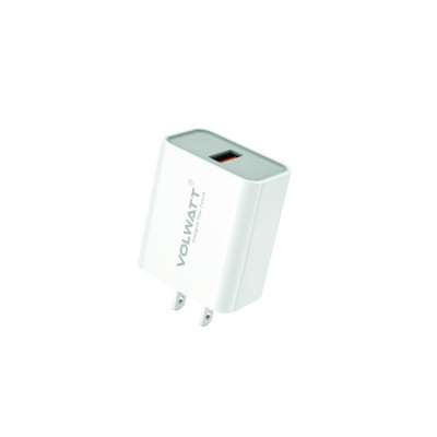 Củ sạc nhanh Volwatt GE-211-M-18W Quick Charge 3.0 cổng USB - Hàng Chính Hãng Full Box