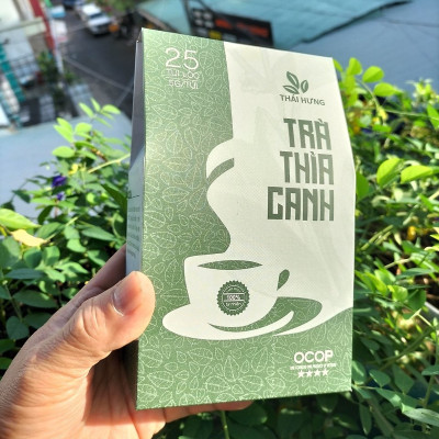Combo 03 hộp Trà Thìa canh Thái Hưng 25 túi lọc x 5g Khắc tinh của bệnh tiểu đường