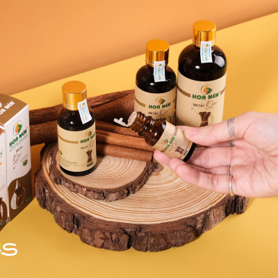 Tinh dầu Quế nguyên chất Hoa Nén 3ml- 100ml - Đuổi côn trùng, khử mùi, lọc không khí