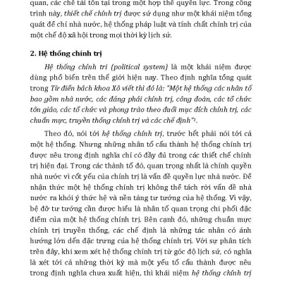 Những Đặc Trưng Cơ Bản Của Bộ Máy Quản Lý Đất Nước Và Hệ Thống Chính Trị Nước Ta Trước Thời Kỳ Đổi Mới