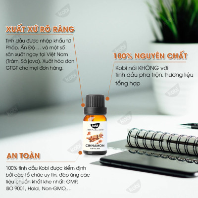 Combo tinh dầu xông phòng tinh dầu Bưởi Kobi + Quế Kobi(30ml) xông phòng ngủ, xịt thơm, khử mùi, kháng khuẩn giúp bạn thư giãn  