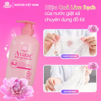 Nước Giặt Đồ Lót Lưu Hương 48 Hours 6 In1 Hương Anh Đào Ngọt Ngào Avatar (Chai 500 mL)