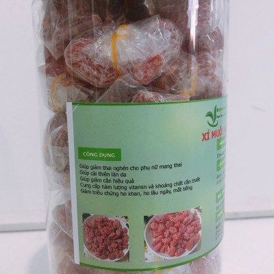 Xí muội ngọt - Vị chua ngọt - Ô Mai Đào Không Hạt 500gr)