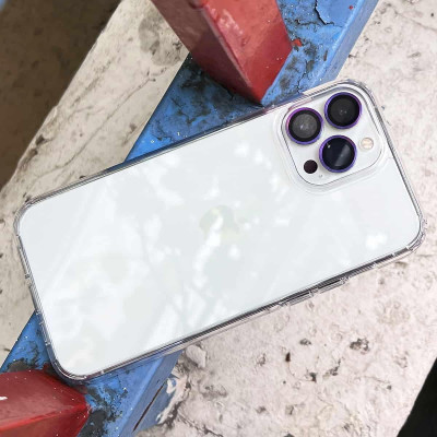 Ốp lưng giảm sốc chống va đập chống ố vàng cho  iPhone 15 Pro Max / 15 Pro / 15 Plus / iP 15 hiệu X-level ICE Crystal trang bị đệm khí ẩn bốn góc, Mặt lưng PC chống ố vàng - Hàng nhập khẩu